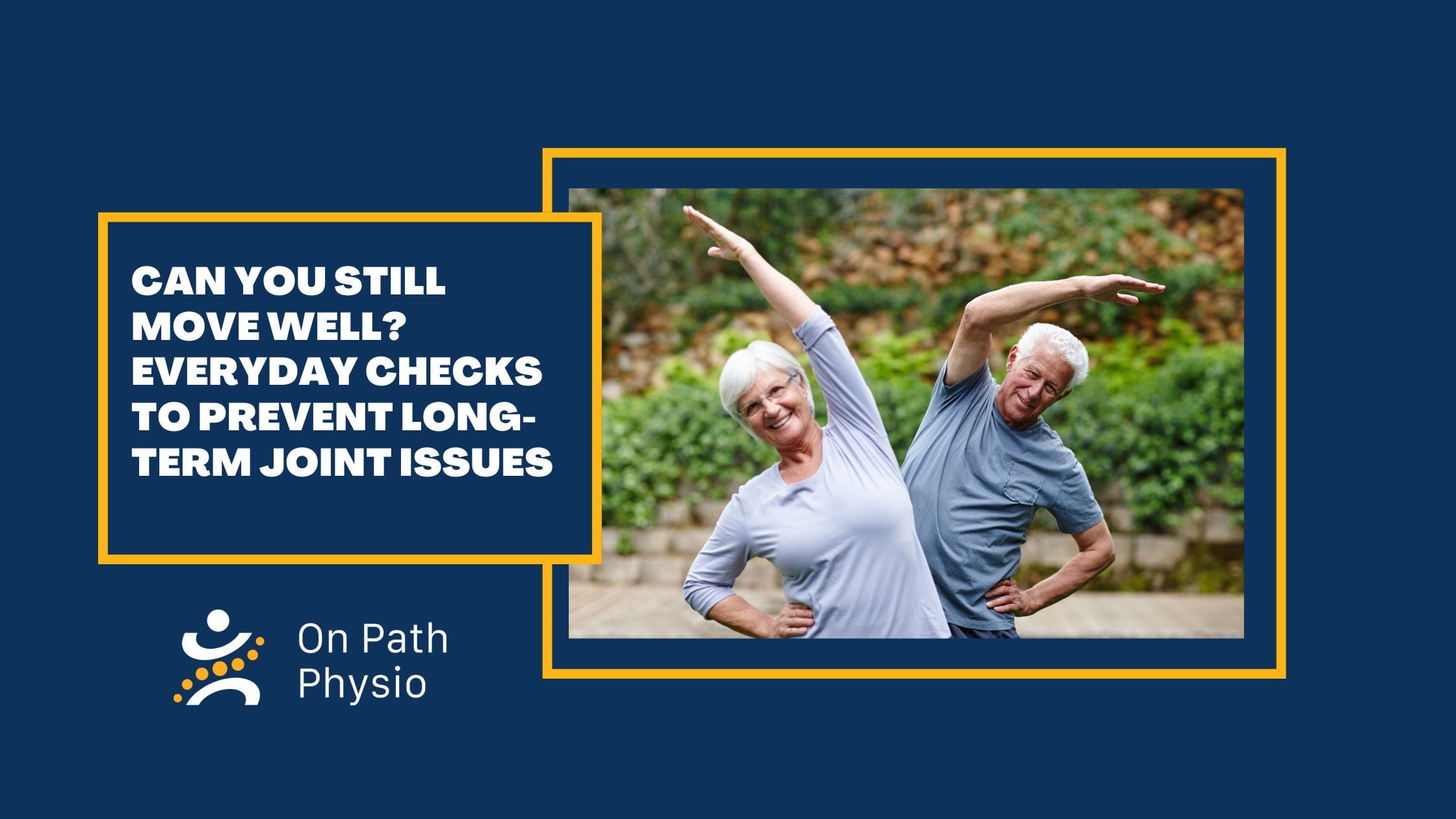 prevent long term joint issues