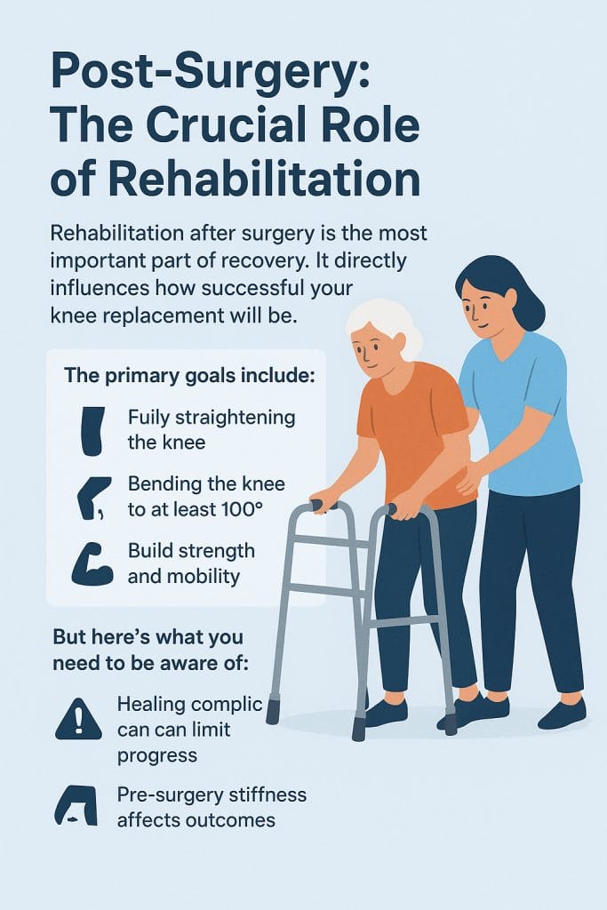 knee replacement post surgery rehabilitation