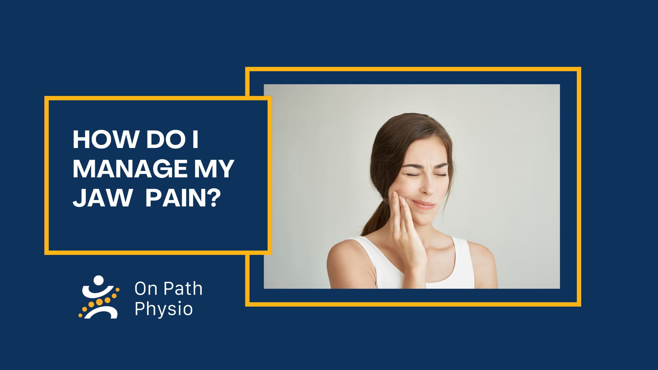 how to relieve tmj jaw pain