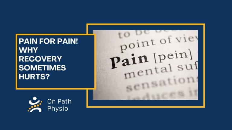 pain for pain why recovery sometimes hurts