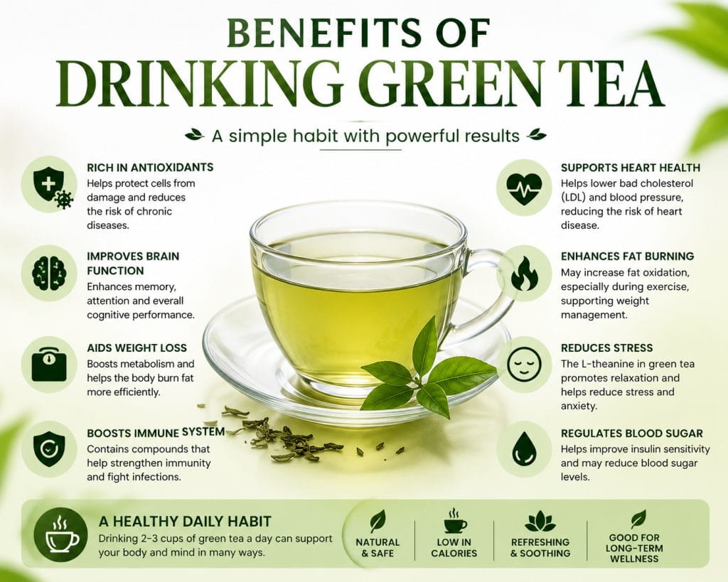 benefits of drinking green tea