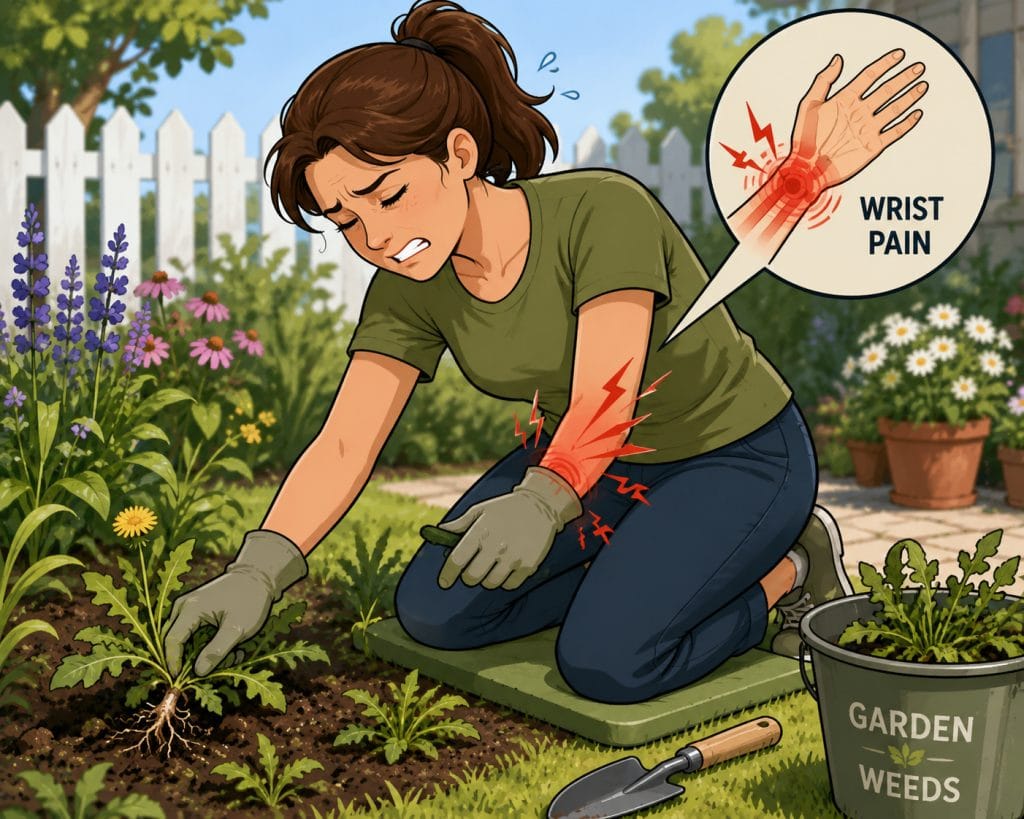 wrist pain after gardening