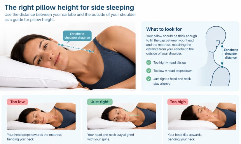 how to choose a pillow physiotherapist guide